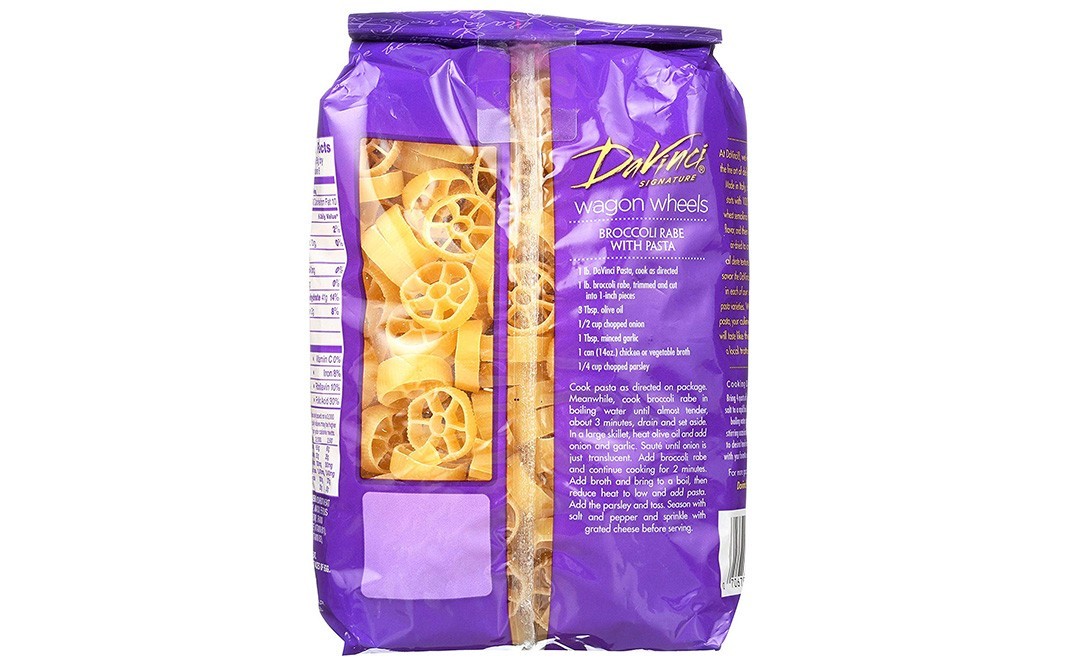 Davinci Signature Wagon Wheels Pasta   Pack  454 grams